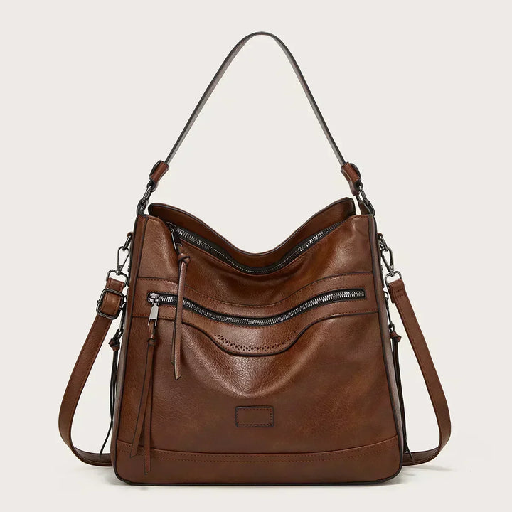 Muriel's Timeless Elegance | Leather Shoulder Bag