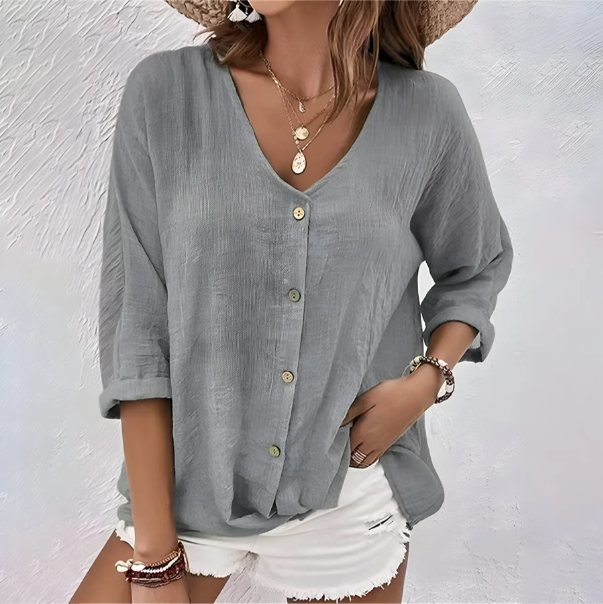 Women’s Blouse | Relaxed Button-Up