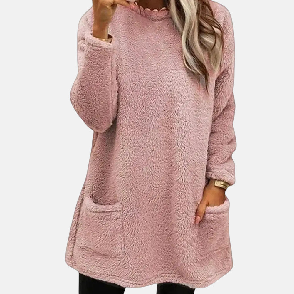 Meryl | Longline Pocket Sweater