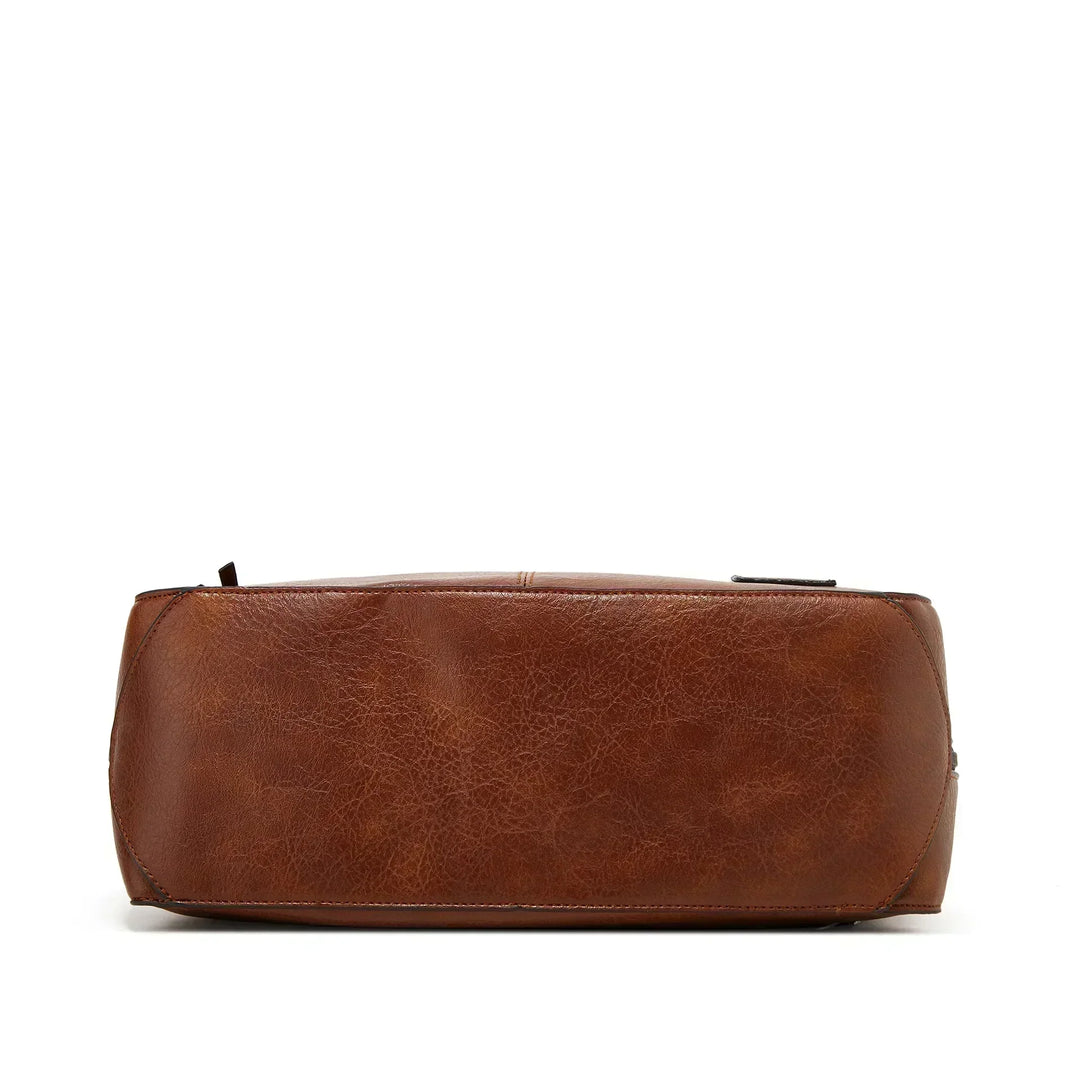 Muriel's Timeless Elegance | Leather Shoulder Bag