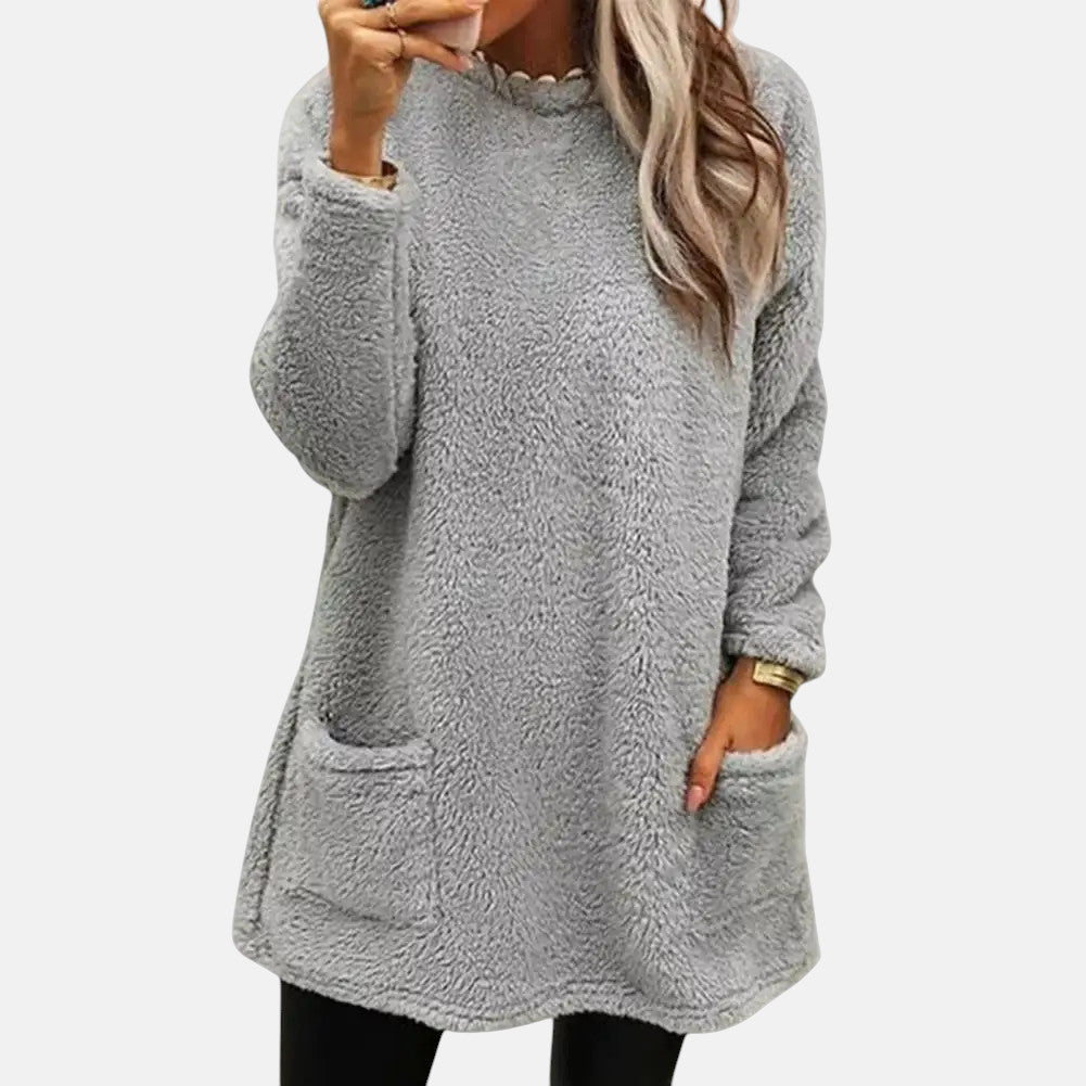 Meryl | Longline Pocket Sweater