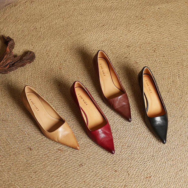 Anok Genuine Leather Heels