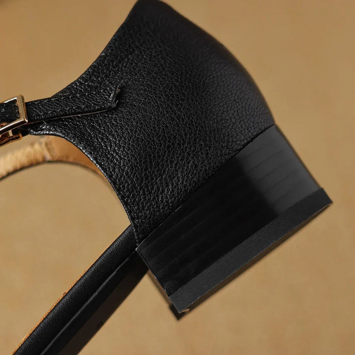 Joan | T-Bar Low Heel Shoes