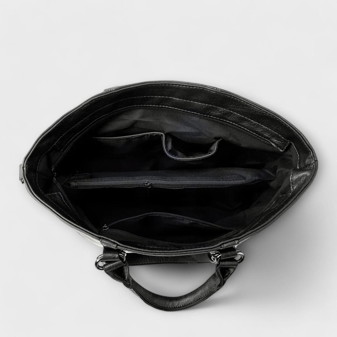 Mabyn | Large Buckle-Strap Tote
