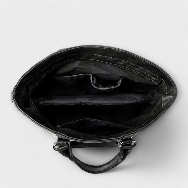 Mabyn | Large Buckle-Strap Tote