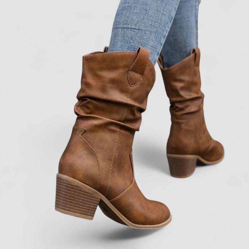 Rosina™ | Slouch Heeled Boots