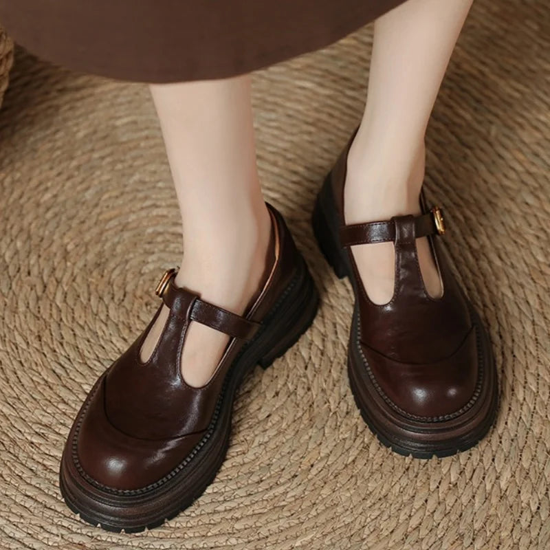 Luna | Chunky T-Bar Shoes