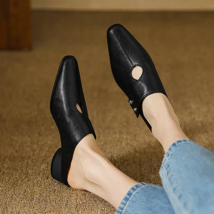 Maud | Pointed Slip-On Mules