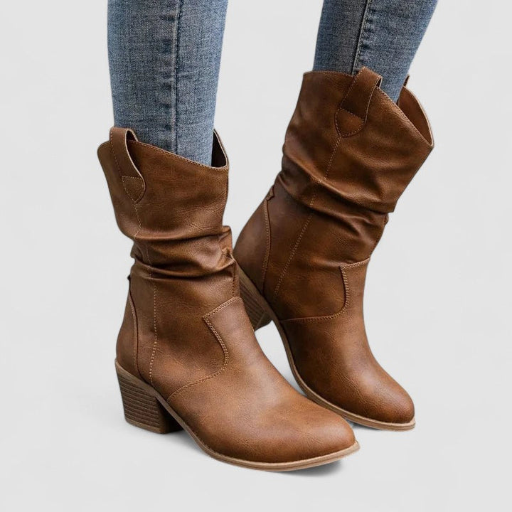 Rosina™ | Slouch Heeled Boots