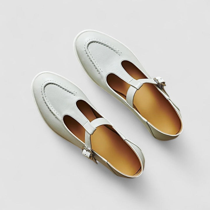 Edith | T-Bar Mary Jane Low Heels