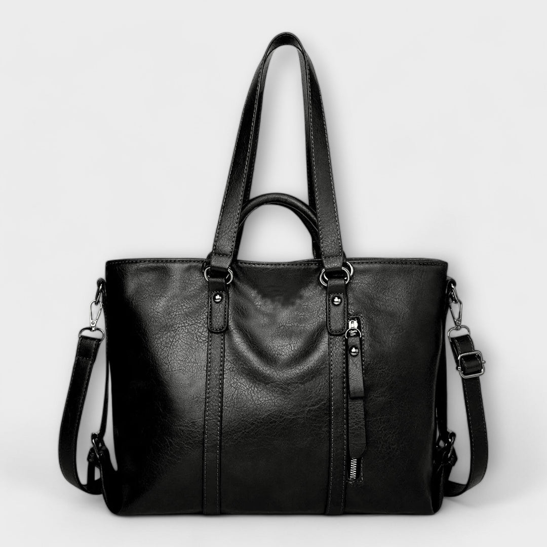 Mabyn | Large Buckle-Strap Tote