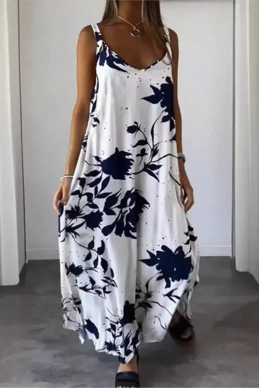 Carmelina™ | Artistic Floral Dress