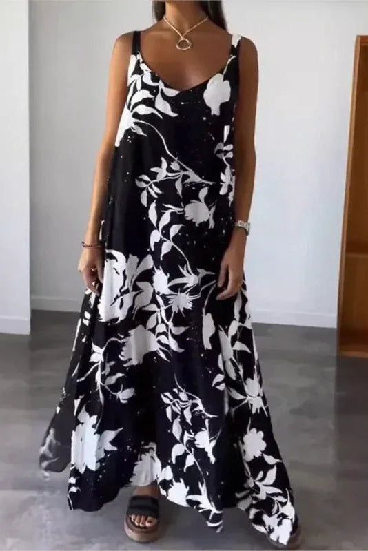 Carmelina™ | Artistic Floral Dress
