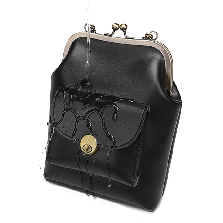 Retro Chic Vintage Kiss-Lock Handbag
