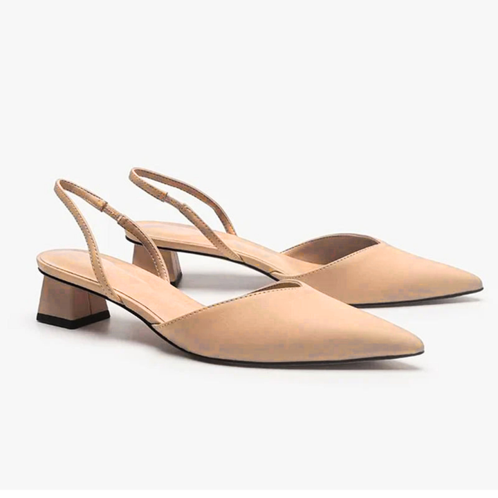 Flavia | Slingback Pumps with Low Heel