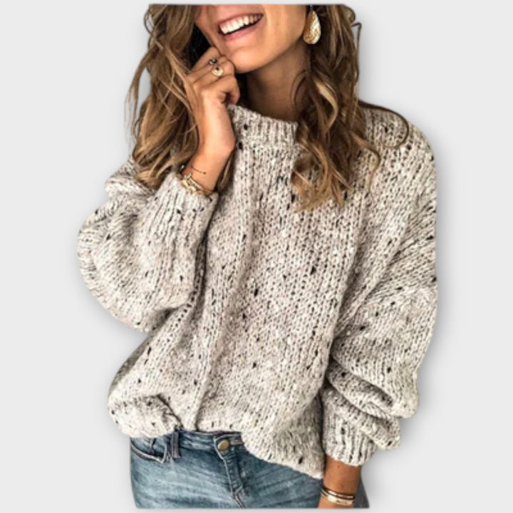 Aoife | Speckled Chunky Knit Sweater