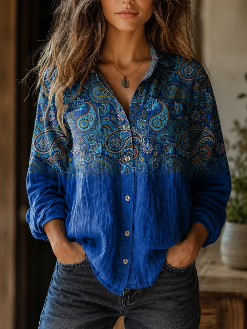 Maja™ | Vintage Paisley-Print Blouse
