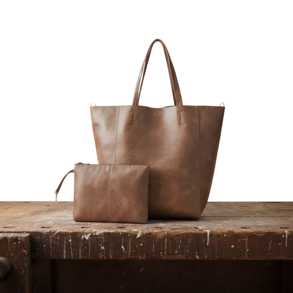 Lesley | Tote With Matching Pouch