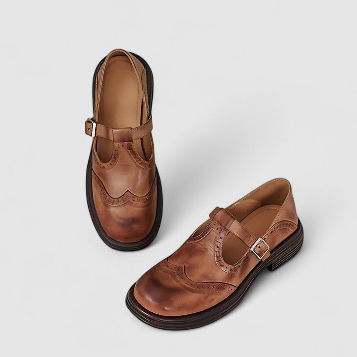 Nell | Brogue Mary Jane Shoes