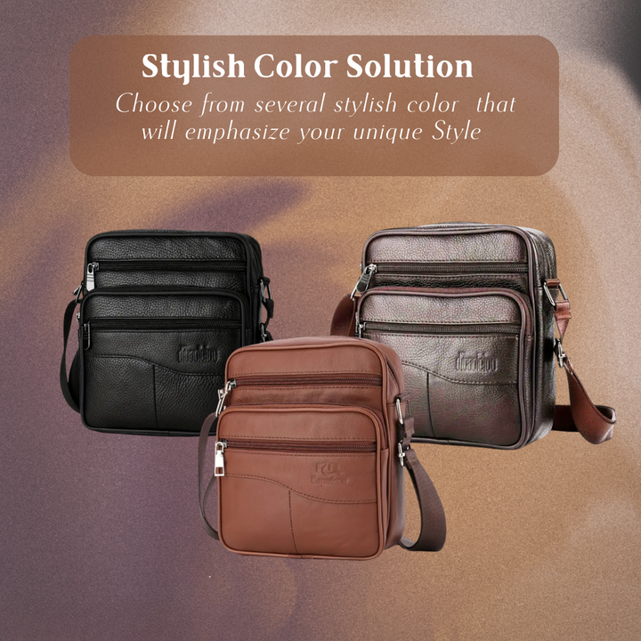 Carter - Men's Leather Versatile Shoulder Bag