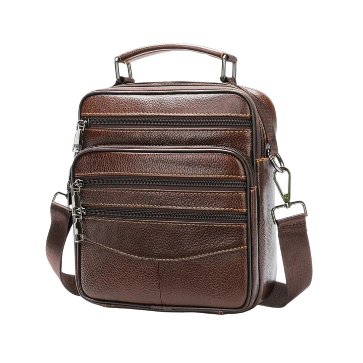 Jacob - Men's Vintage Leather Crossbody Bag