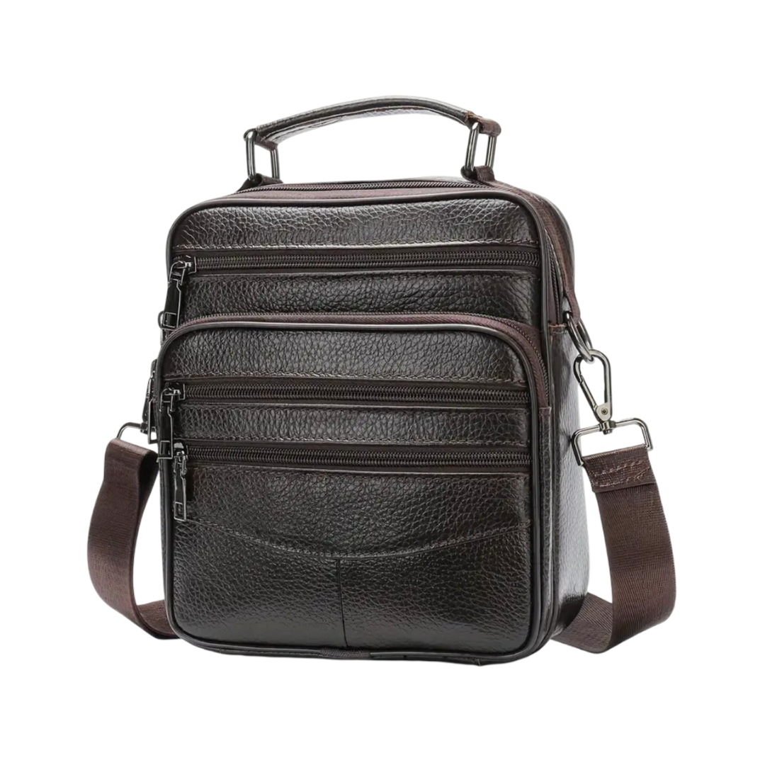 Jacob - Men's Vintage Leather Crossbody Bag
