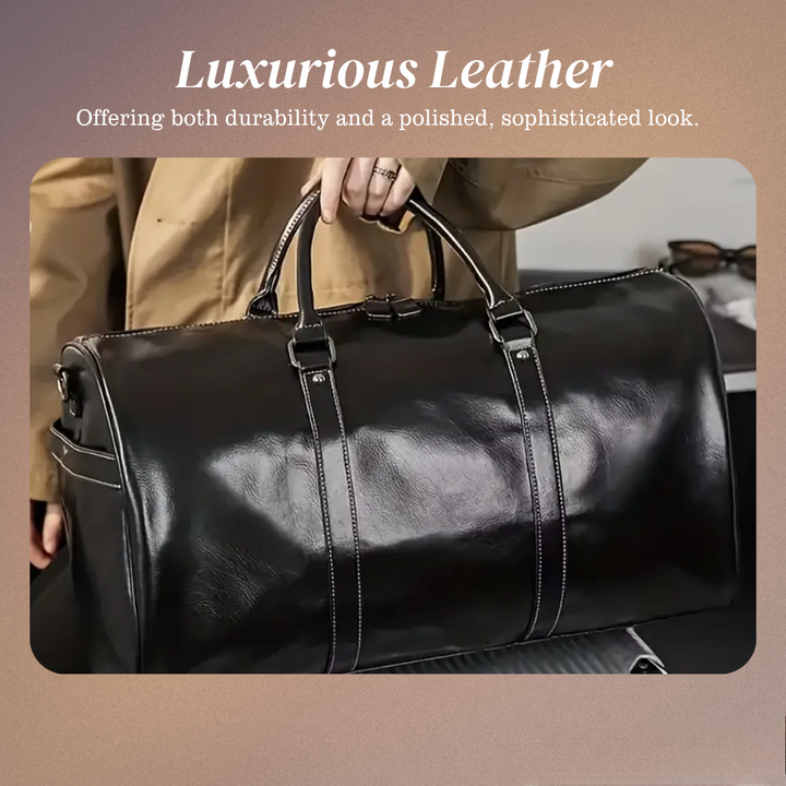 Austin - Premium Leather Weekend Travel Bag