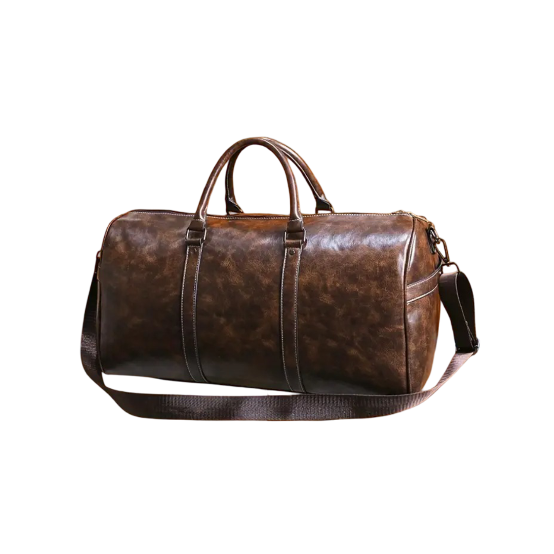 Austin - Premium Leather Weekend Travel Bag