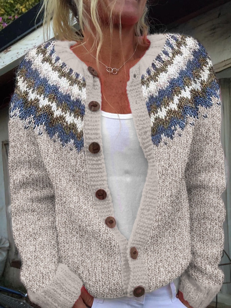 Peyton | Retro Knit Cardigan