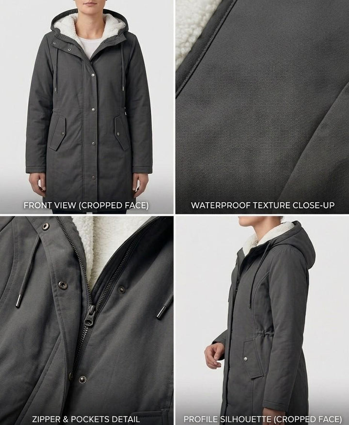 Harriet | Cosy Hooded Weatherproof Coat