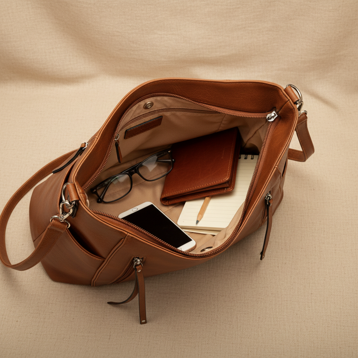 Saoirse | Zip-Pocket Hobo Bag