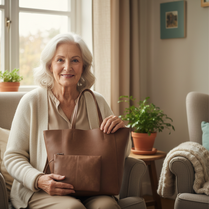 Lesley | Tote With Matching Pouch