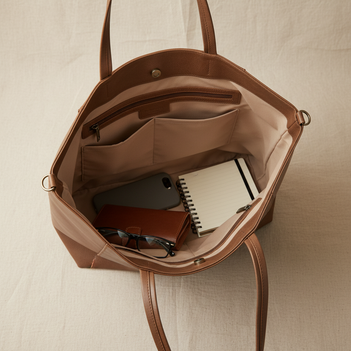 Lesley | Tote With Matching Pouch