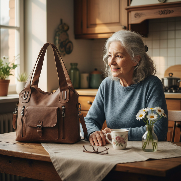Tegen | Slouchy Multi-Pocket Shoulder Bag