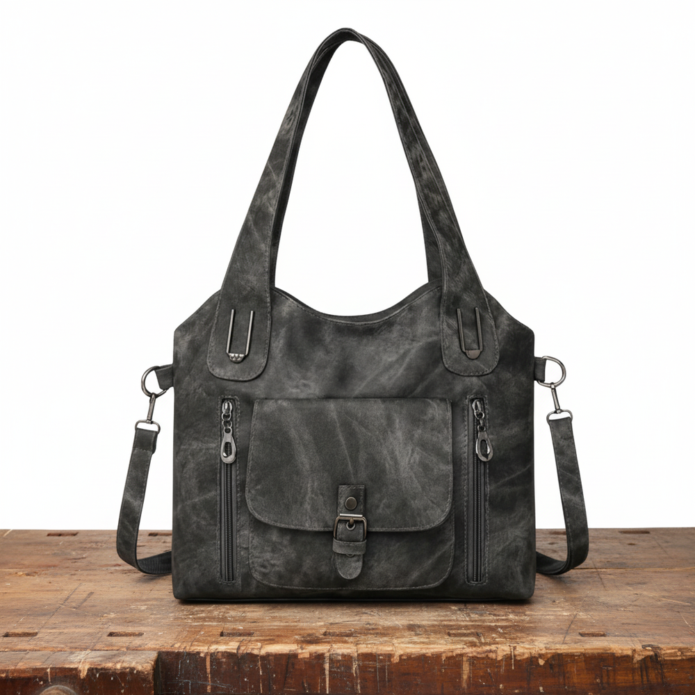 Tegen | Slouchy Multi-Pocket Shoulder Bag