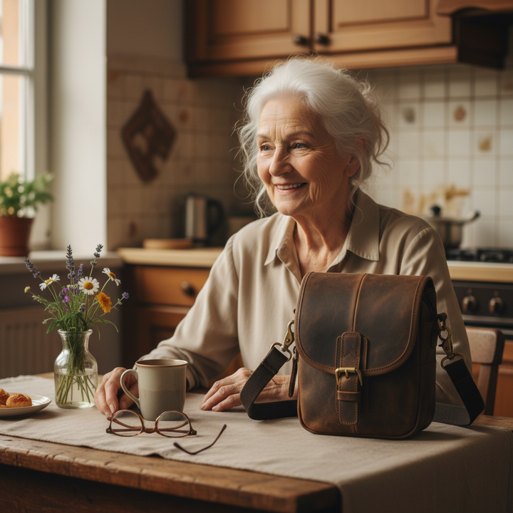 Sibyl | Vintage Flap Messenger Bag