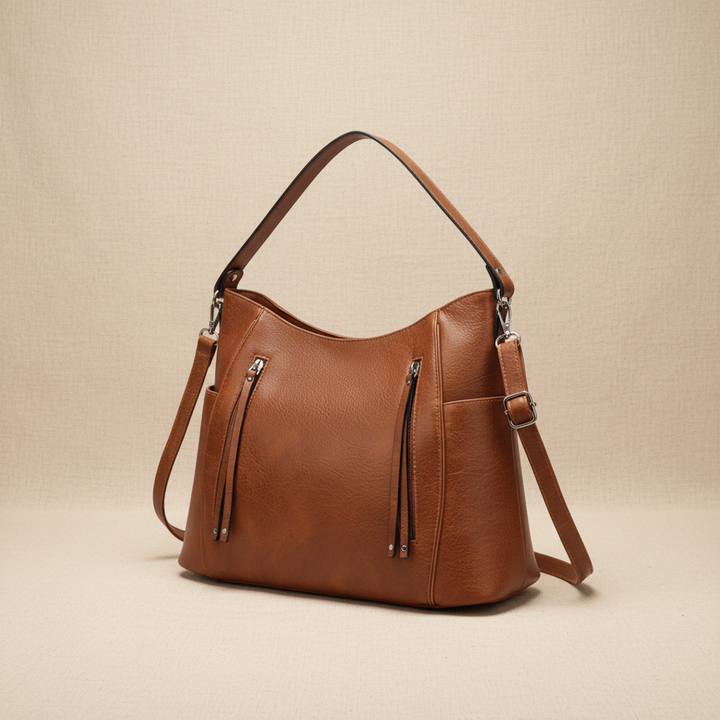Saoirse | Zip-Pocket Hobo Bag