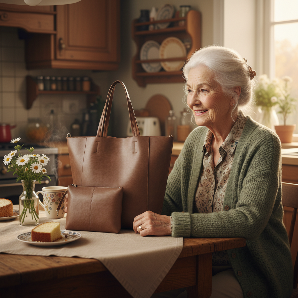 Lesley | Tote With Matching Pouch