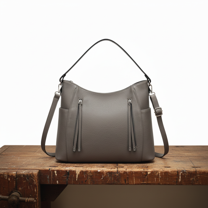 Saoirse | Zip-Pocket Hobo Bag
