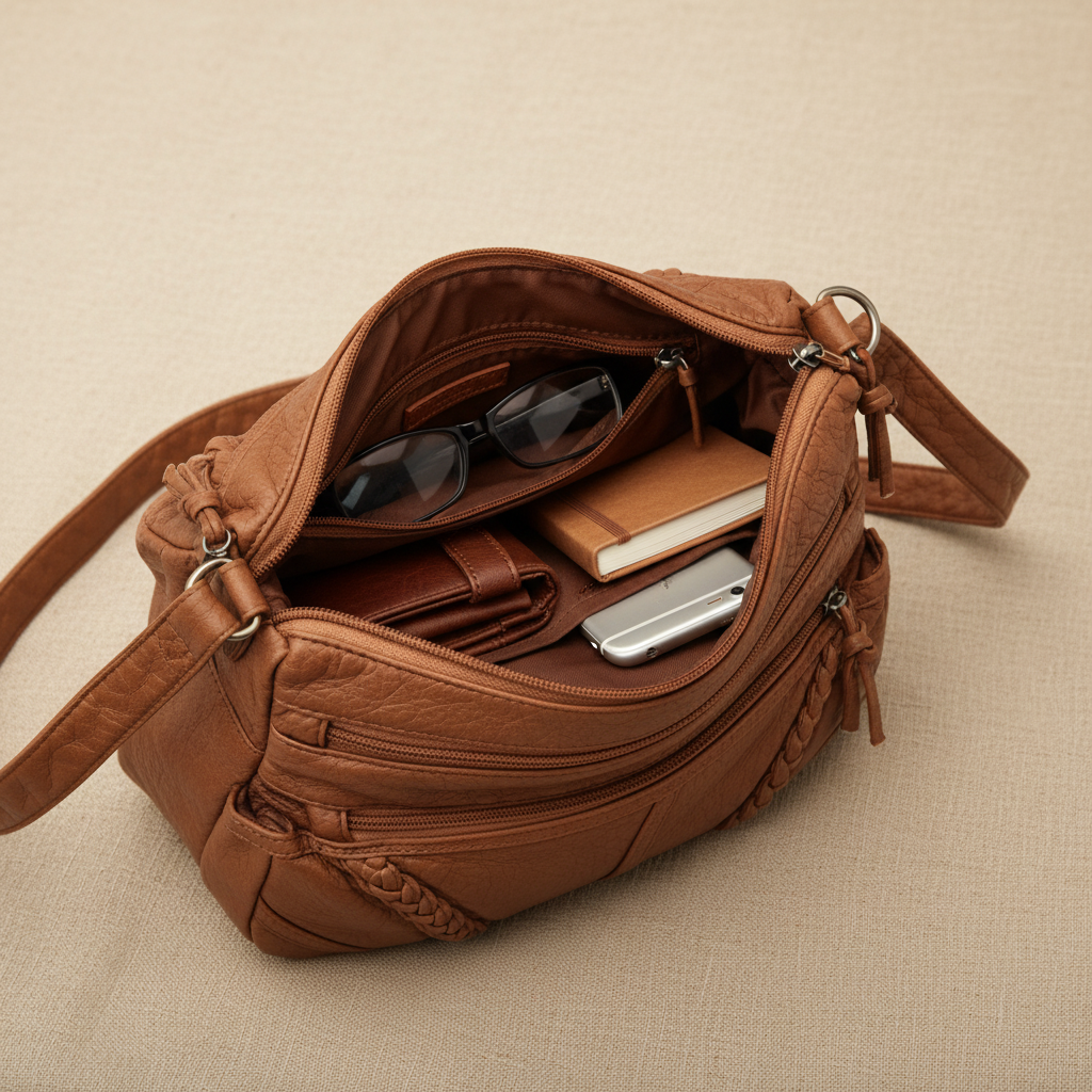 Amice | Multi-Pocket Crossbody Bag