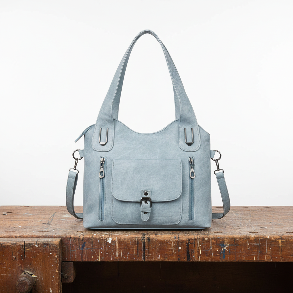 Tegen | Slouchy Multi-Pocket Shoulder Bag