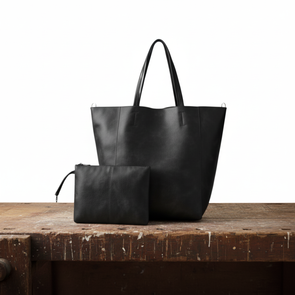 Lesley | Tote With Matching Pouch