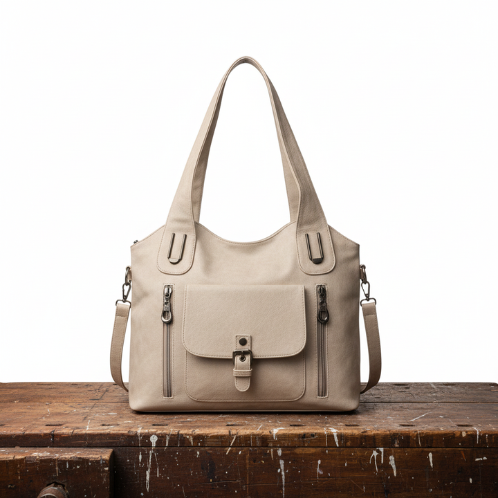 Tegen | Slouchy Multi-Pocket Shoulder Bag