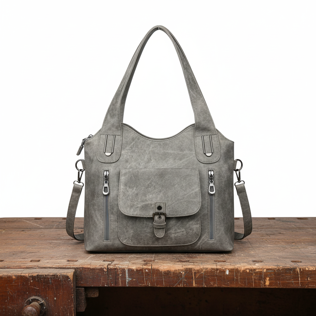 Tegen | Slouchy Multi-Pocket Shoulder Bag