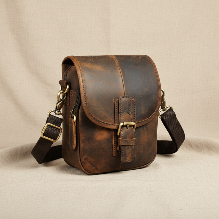 Sibyl | Vintage Flap Messenger Bag