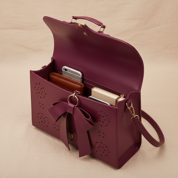 Elowyn | Bow-Front Satchel