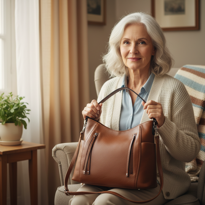 Saoirse | Zip-Pocket Hobo Bag