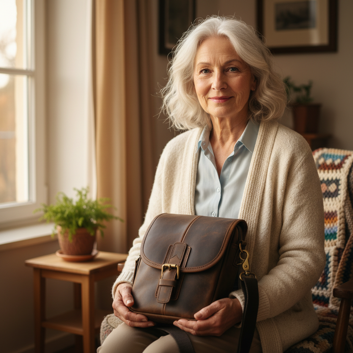 Sibyl | Vintage Flap Messenger Bag