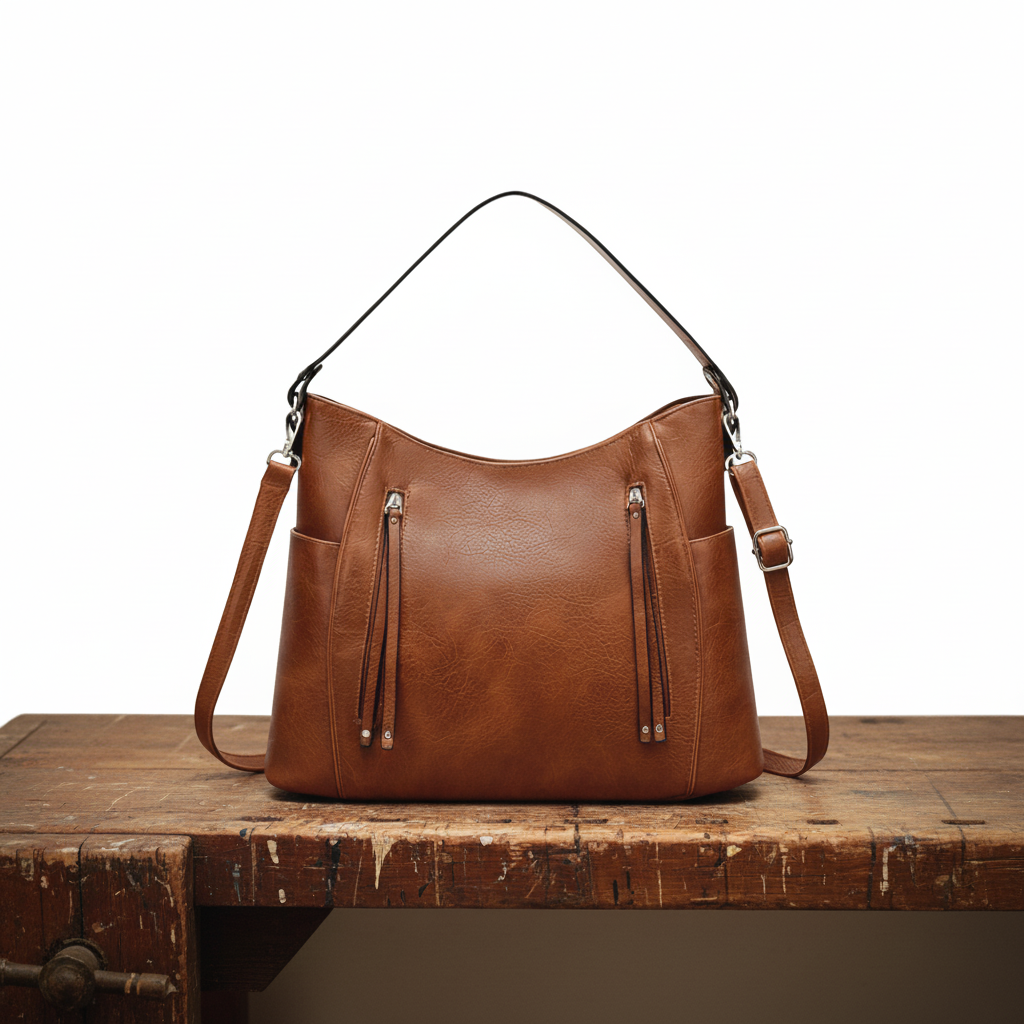 Saoirse | Zip-Pocket Hobo Bag