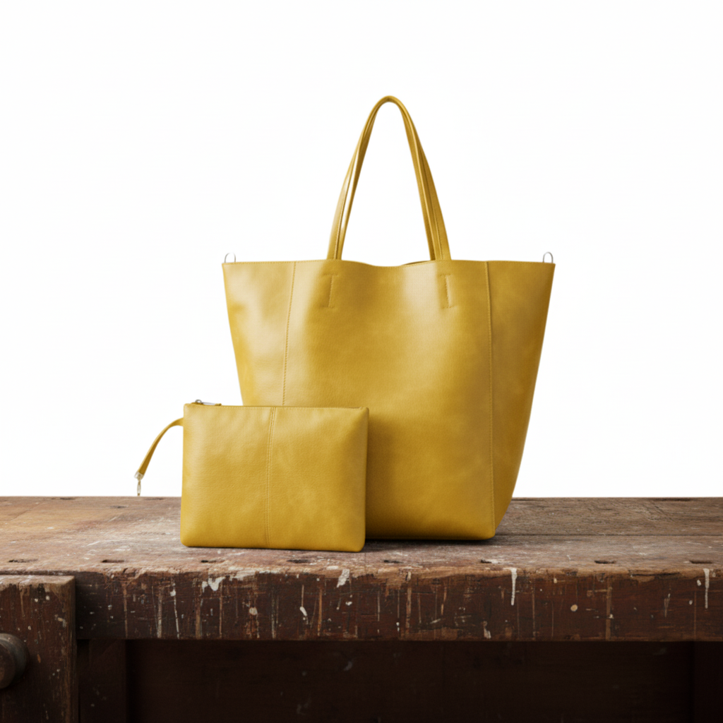 Lesley | Tote With Matching Pouch